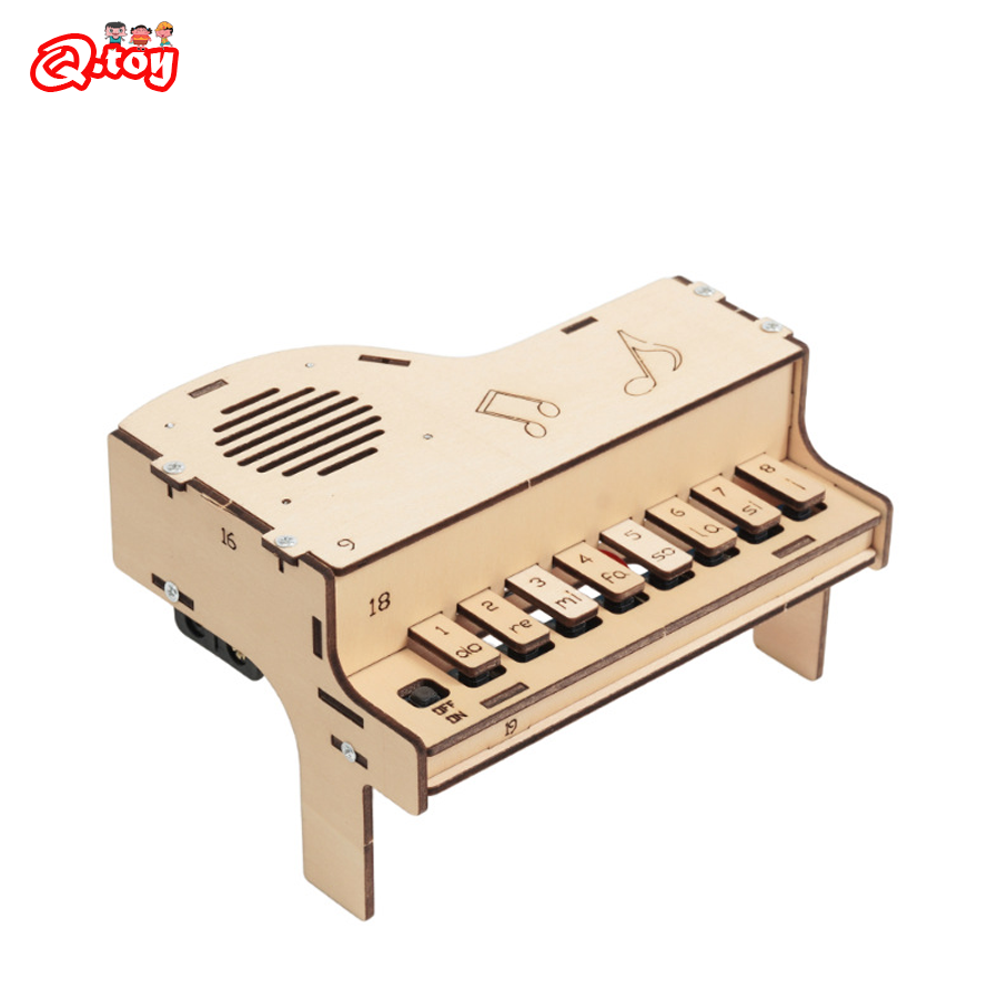 Diy Electronics For Kids - DIY Holz Elektronisches Klavier Modell Teenager