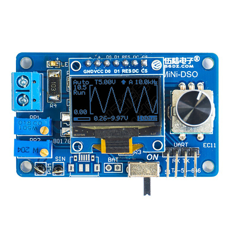 Oscilloscope Dso Mini - Mini dos lcd oszilloskop kit stc8k8a