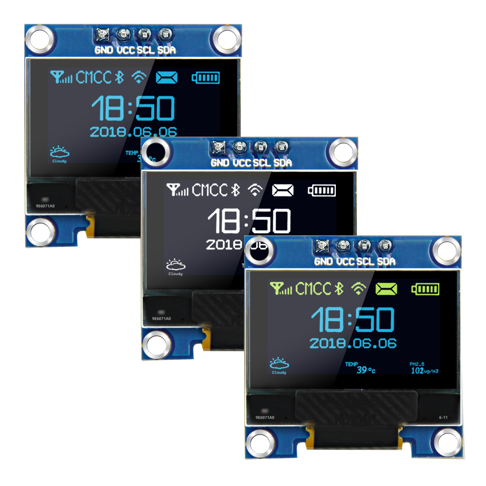 I2C Lcd Display - 0,96 Zoll OLED Display Modul SSD1306