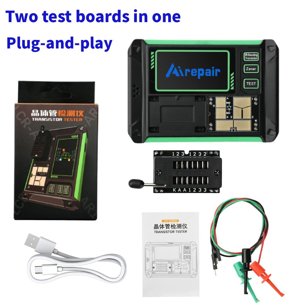 R/Diy Electronics - LCR-AR1 Multifunktionaler Transistortester Kapazitäts- und Widerstandsmessgerät