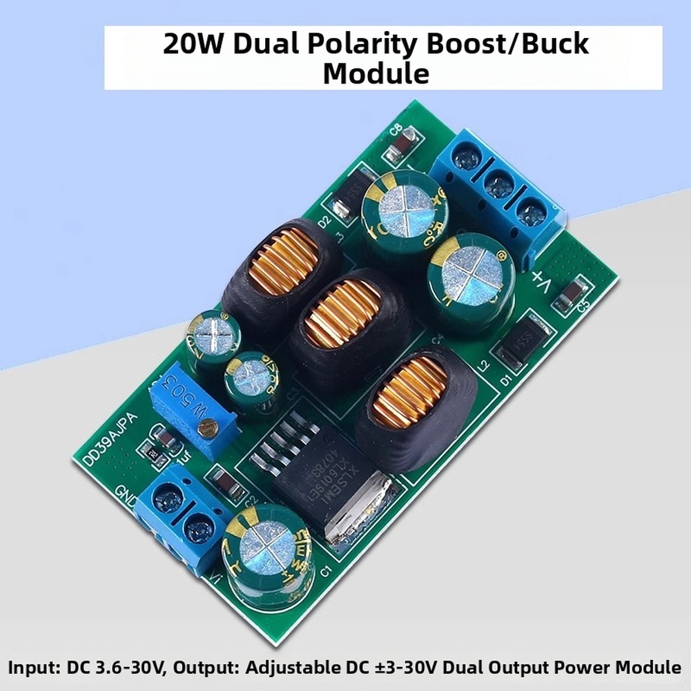 Diy Electronics Board - Einstellbarer DC-DC-Wandler mit zwei Ausgängen, 3,6
