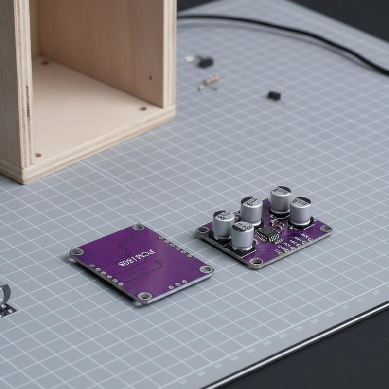 Diy Electronics Board - NEUES 24-Bit PCM1808 Stereo-ADC-Modul 105dB SNR