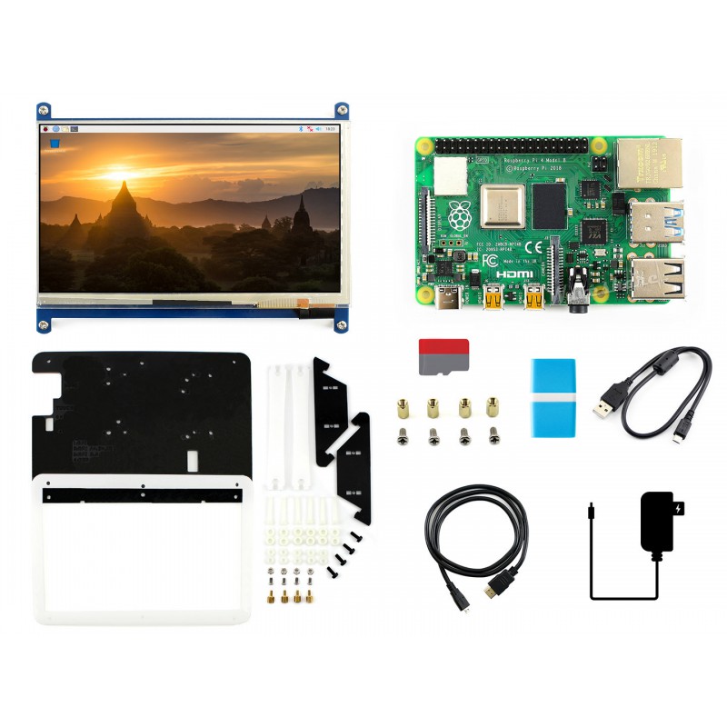Diy With Electronics - Raspberry Pi 4 Modell B Display-Kit