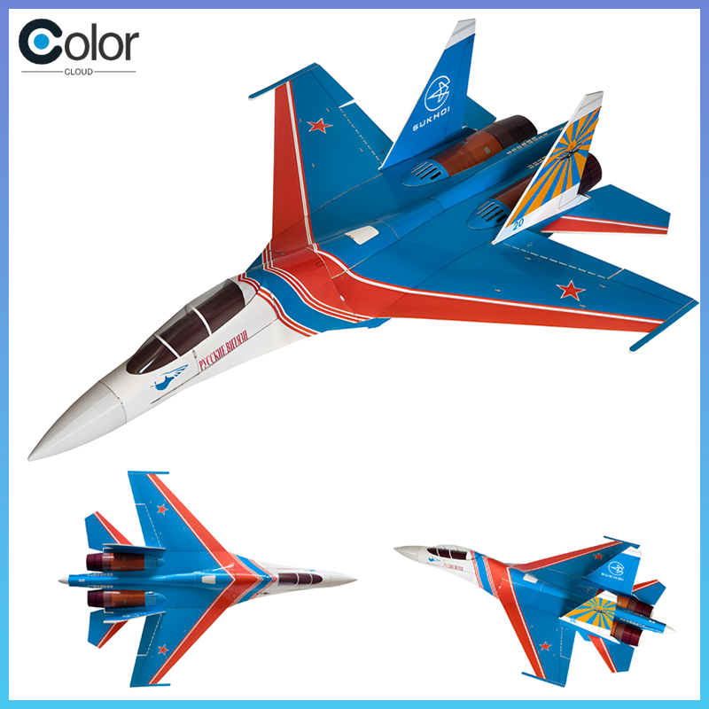 Diy Electronics For Kids - Su-27 RC-Kampfjet mit Impeller, Dual 30mm