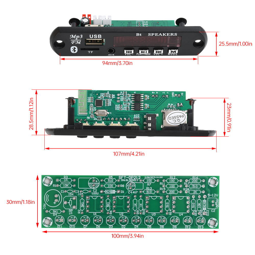 JQ-D017BT Radio Elektronisches – Diy Electronics Com Bewertung und Preis
