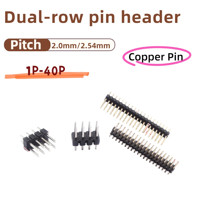 10PCS, 2,54mm Pitch Einzigen/Z – Male Female Header Pin Bewertung und Preis
