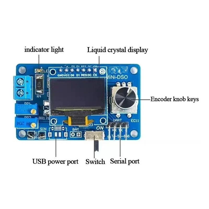 STC8K8A Mikrocontroller Kit DI – Oscilloscope Dso Mini Bewertung und Preis