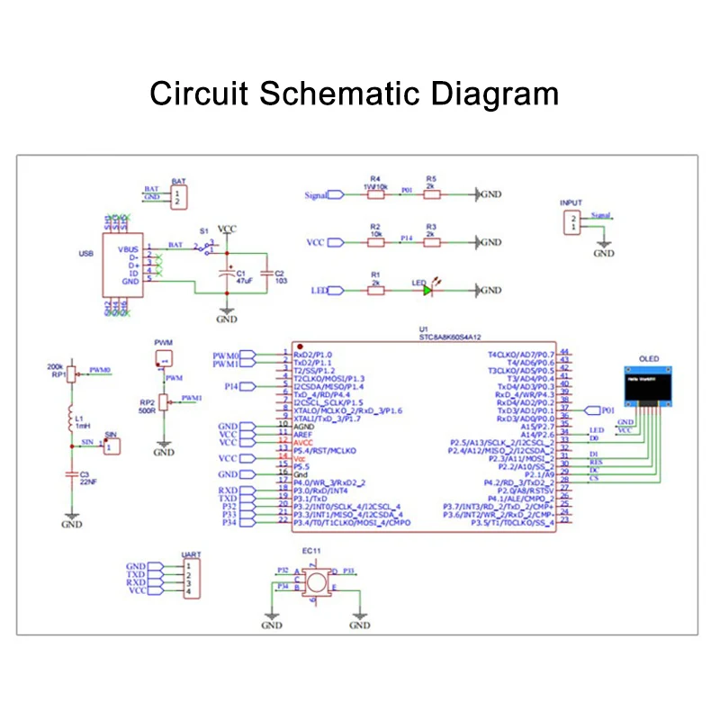 STC8K8A Mikrocontroller Kit DI – Oscilloscope Dso Mini Bewertung und Preis