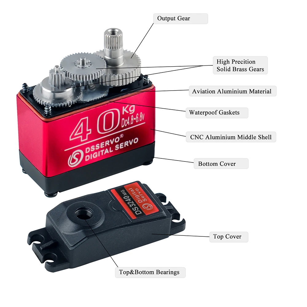 40 kg Dsservo DS3240 großes Dr – Diy Electric Car Bewertung und Preis