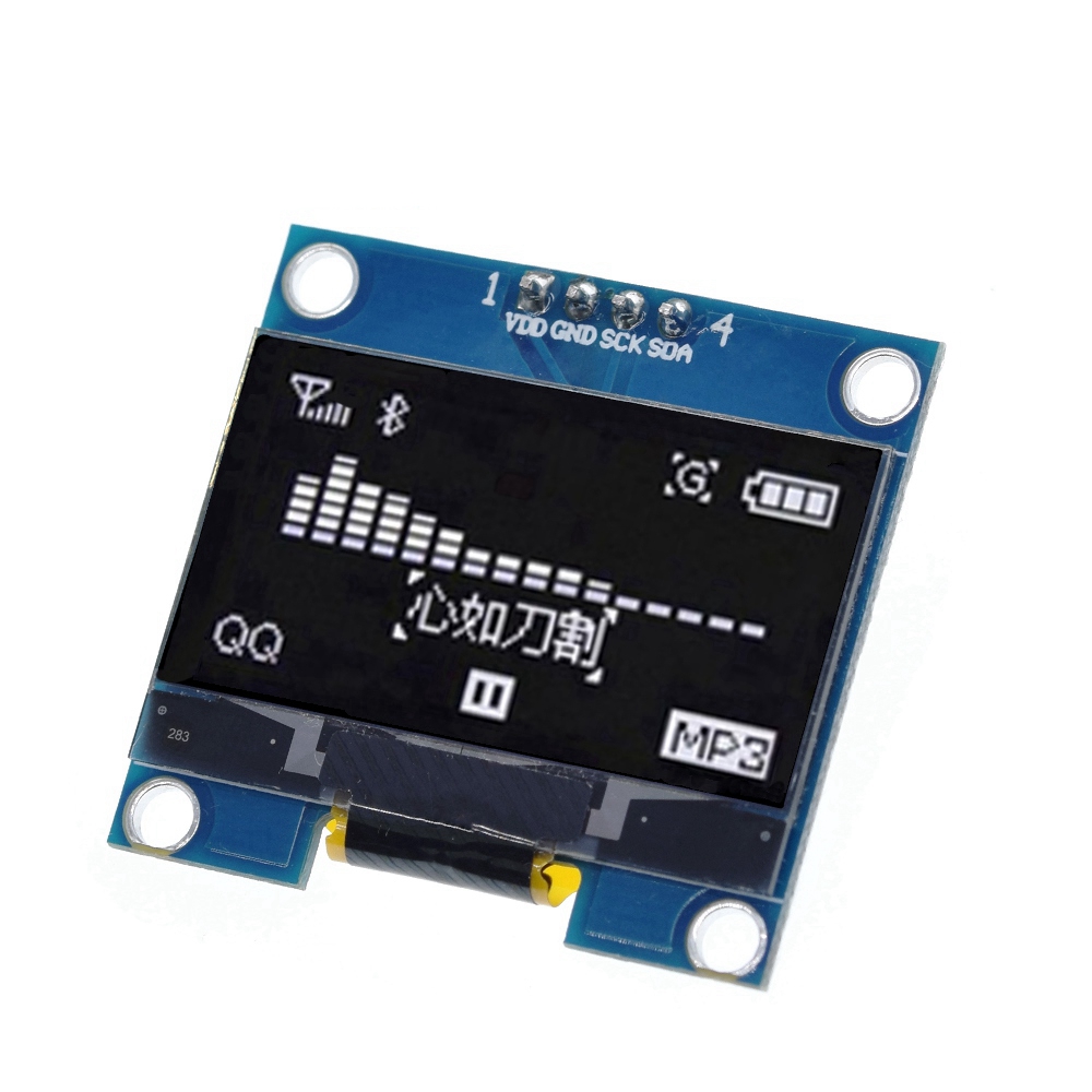 4PIN 1.3 OLED-Modul weiß/blaue – I2C Lcd Display Bewertung und Preis