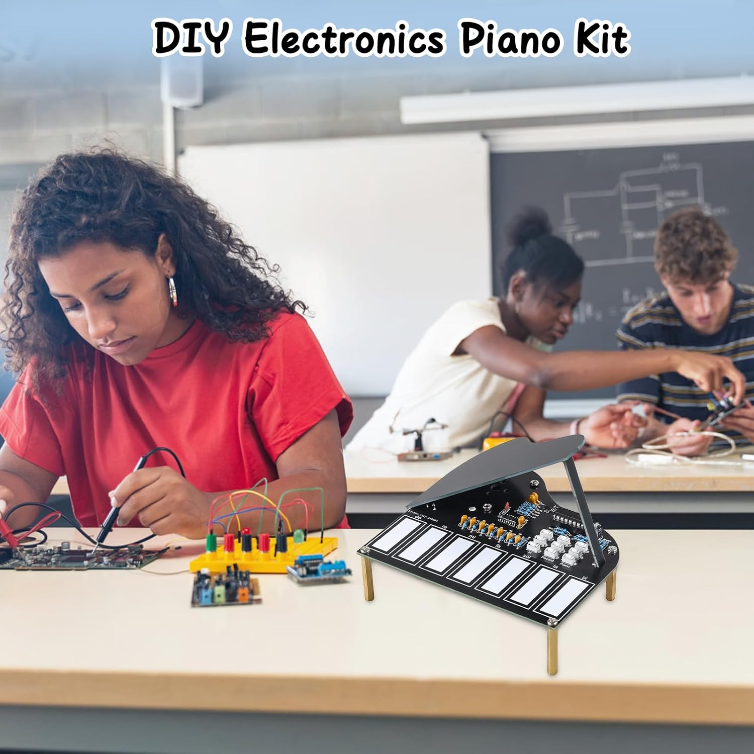 DIY-Lötübungsset, 7 Tasten, Mi – Diy Guitar Electronics Kit Bewertung und Preis