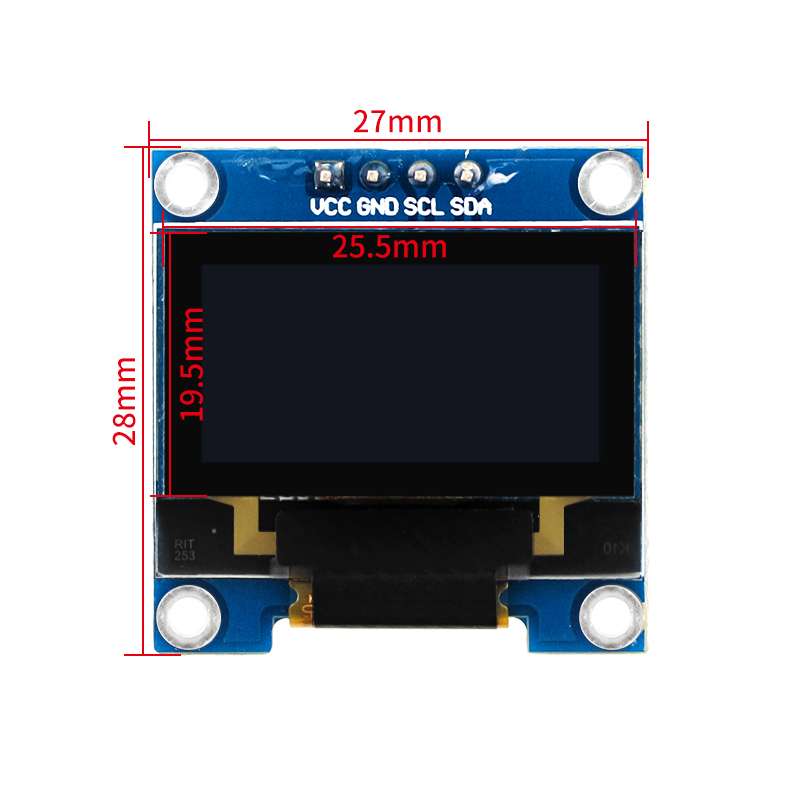 0,96 Zoll OLED SSD1306 I2C IIC – I2C Lcd Display Bewertung und Preis