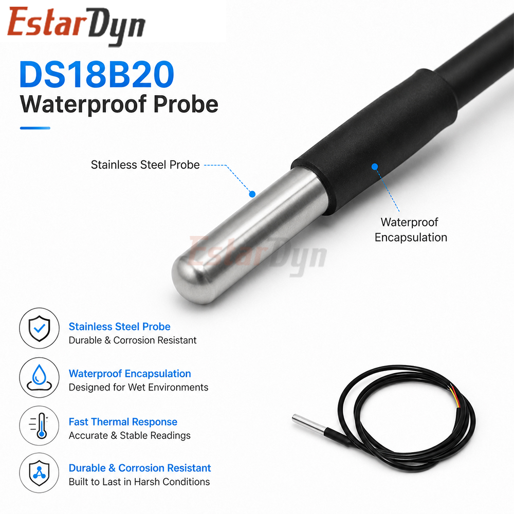 Estardyn DS18B20 Wasserdichter – Ds18B20 Temperature Sensor Bewertung und Preis