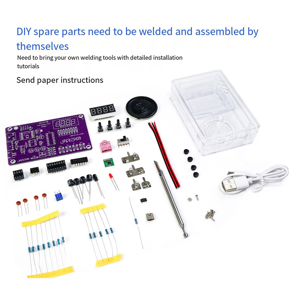 A72Z Neuer HU-017B DIY FM-Radi – Diy Electronics Soldering Kit Bewertung und Preis