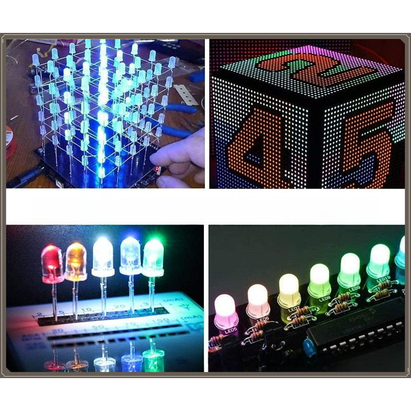 400 Stück 3 mm Dual-Pin-LED-Di – R/Diy Electronics Bewertung und Preis