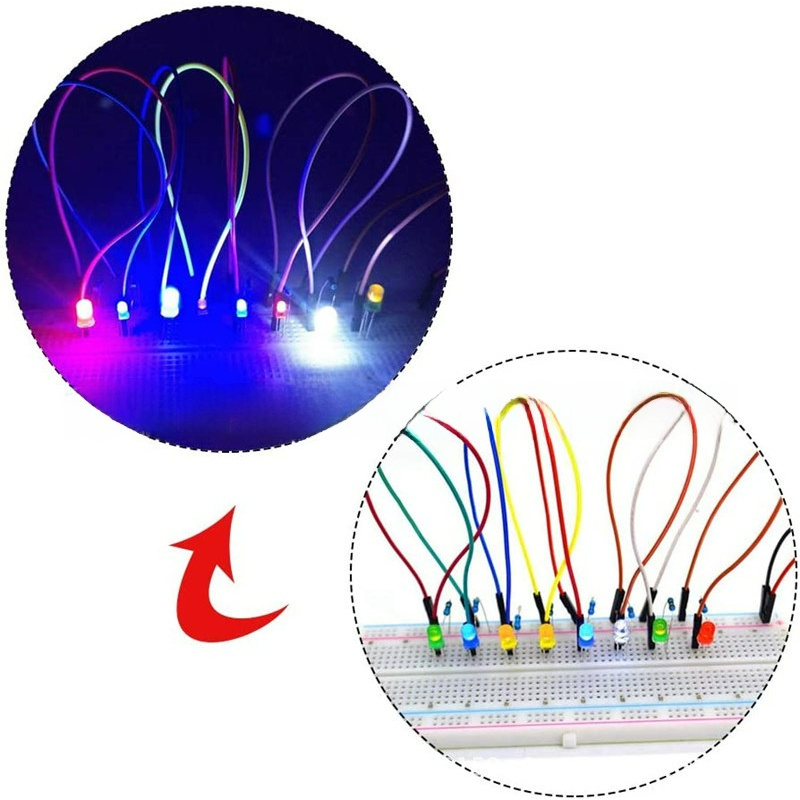 400 Stück 3 mm Dual-Pin-LED-Di – R/Diy Electronics Bewertung und Preis