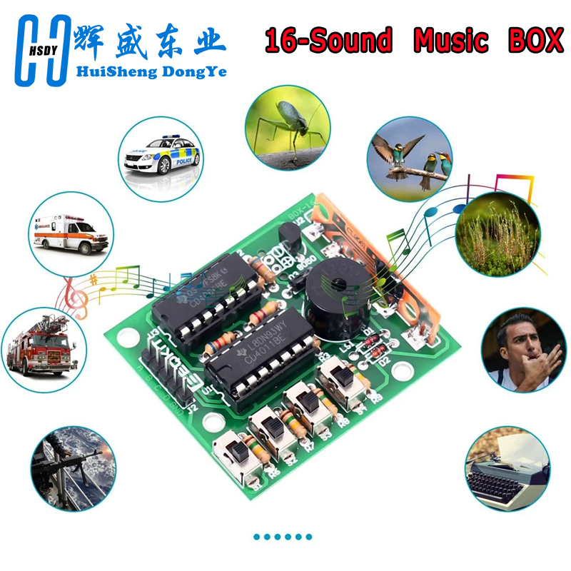 16 Musik-Soundbox BOX-16 Board – Diy Electronics For Kids Bewertung und Preis