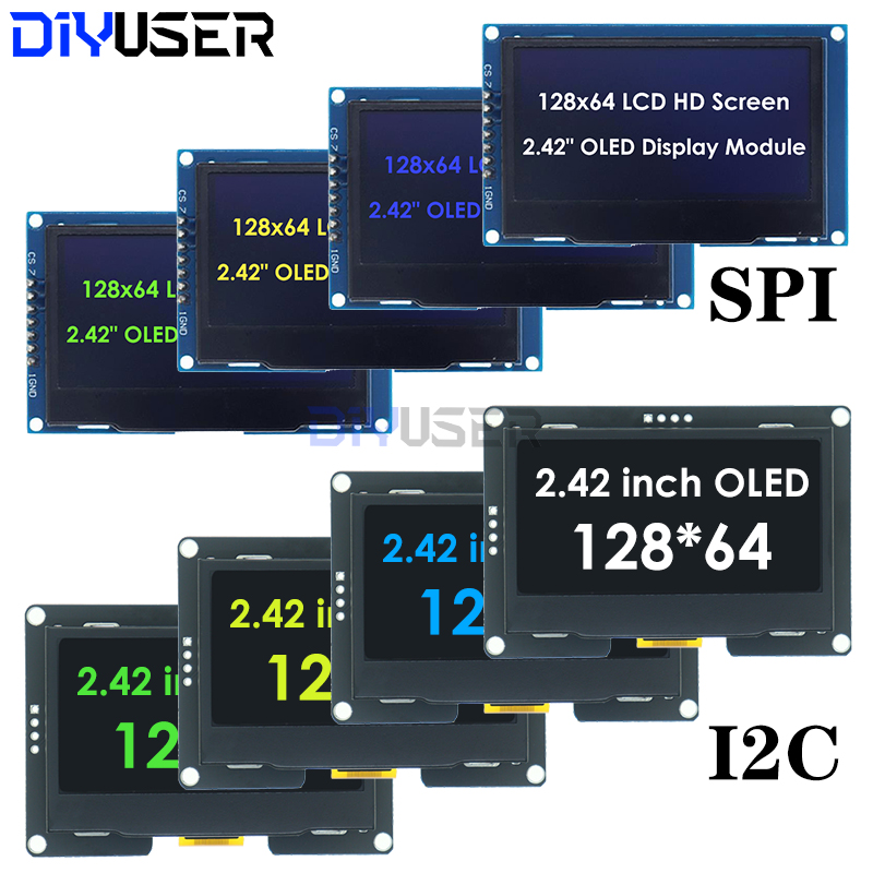 DIYUSER 2,4 Zoll 128x64 OLED L – I2C Lcd Display Bewertung und Preis
