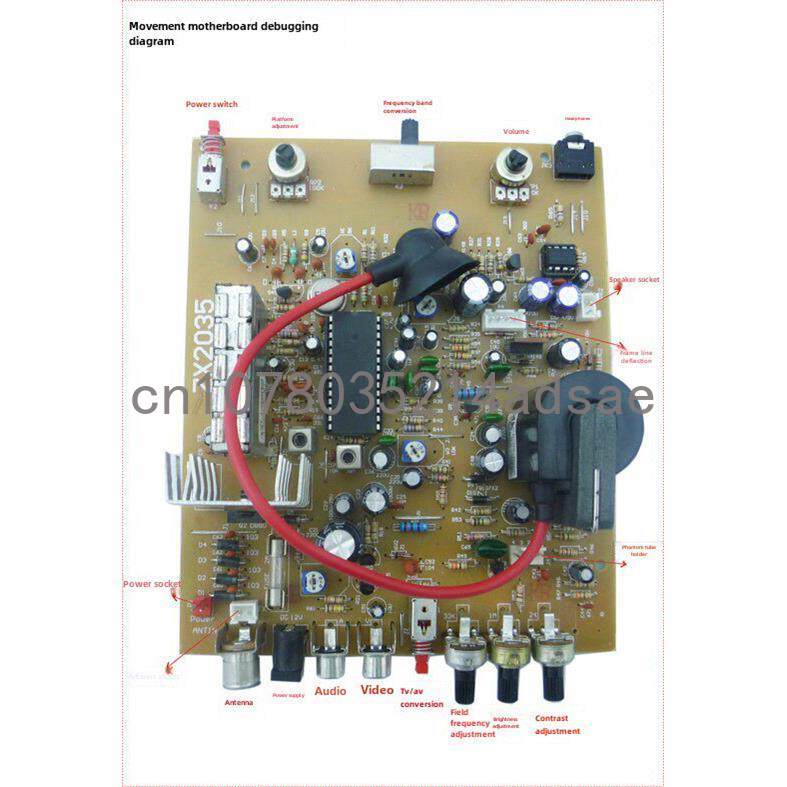 5,5 Zoll Schwarz-Weiß-TV-Mainb – Diy Electronics Project Bewertung und Preis