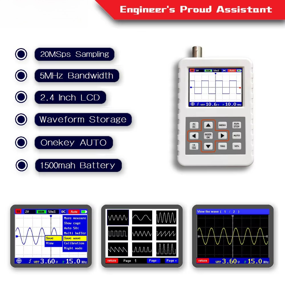 DSO PRO Handgehaltenes Mini Tr – Oscilloscope Dso Mini Bewertung und Preis
