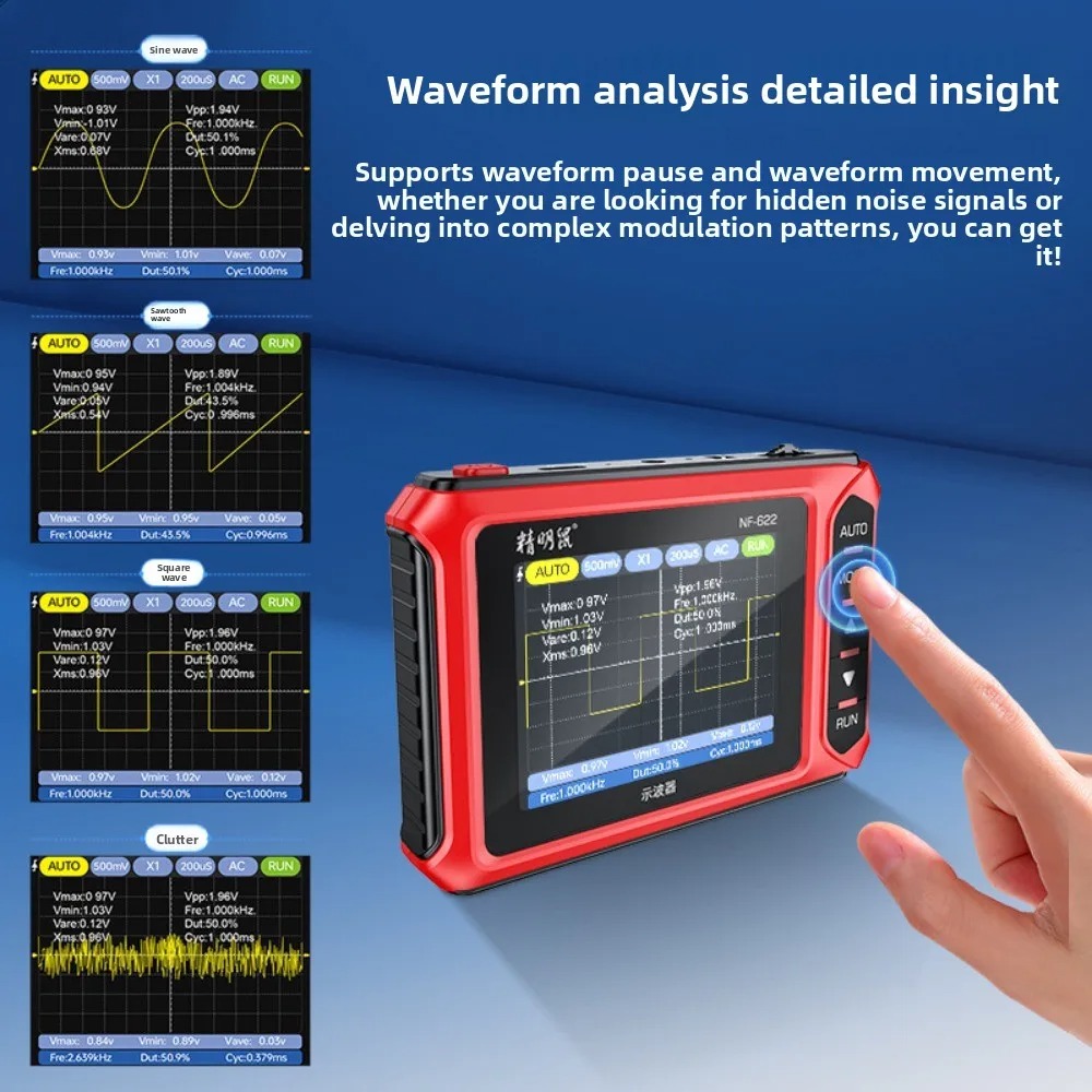 NF-622 Mini Handgehaltenes Dig – Oscilloscope Dso Mini Bewertung und Preis
