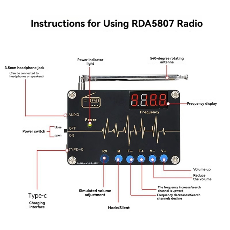 A73E-RDA5807M FM Radio DIY Kit – Diy Electronics Soldering Kit Bewertung und Preis