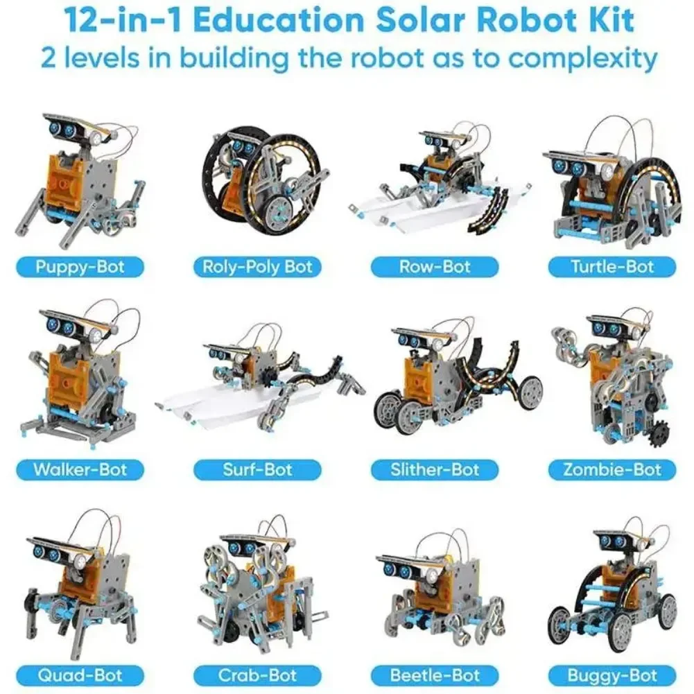 13-in-1 solarbetriebener Robot – Diy Electronics For Kids Bewertung und Preis