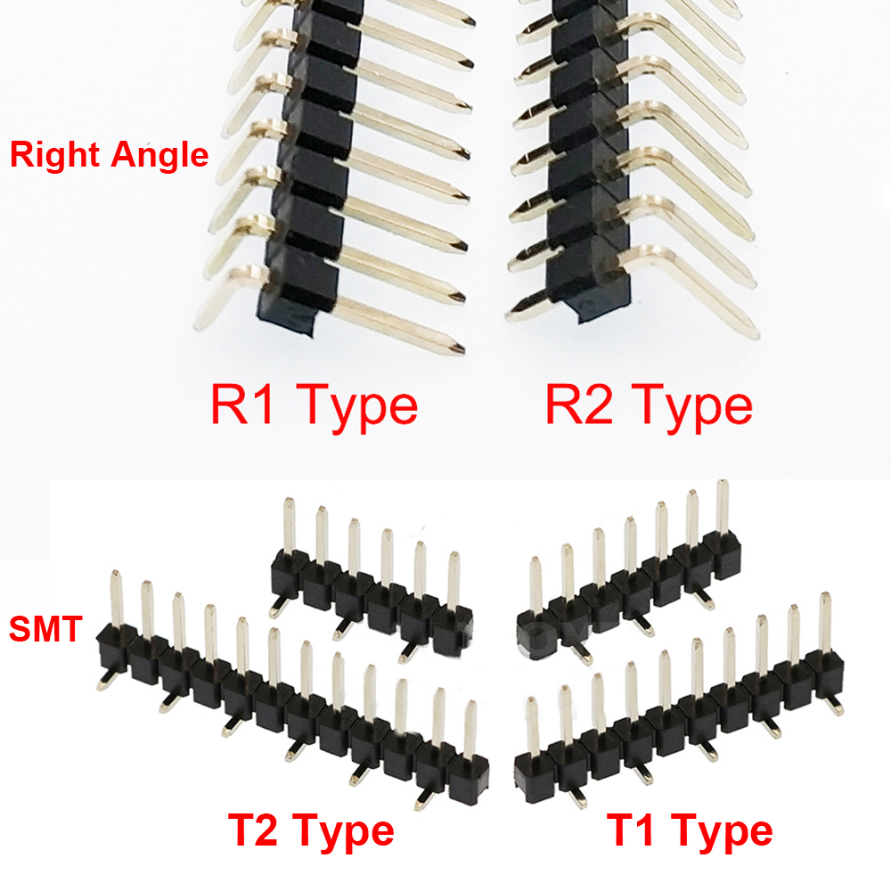 100 Stück 2,54 mm einreihig ze – Male Female Header Pin Bewertung und Preis