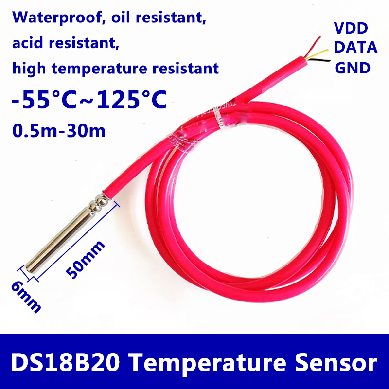 DS18B20 Wasserdichter digitale – Ds18B20 Temperature Sensor Bewertung und Preis