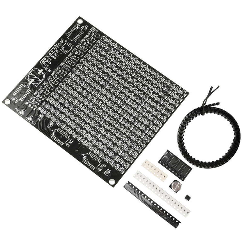 64/256 LED SMD Dot Matrix Werb – Diy Electronics Soldering Kit Bewertung und Preis